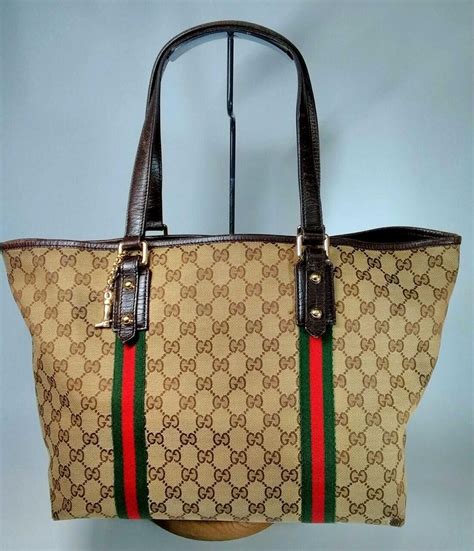 gucci monogram tote black|authentic Gucci tote bag.